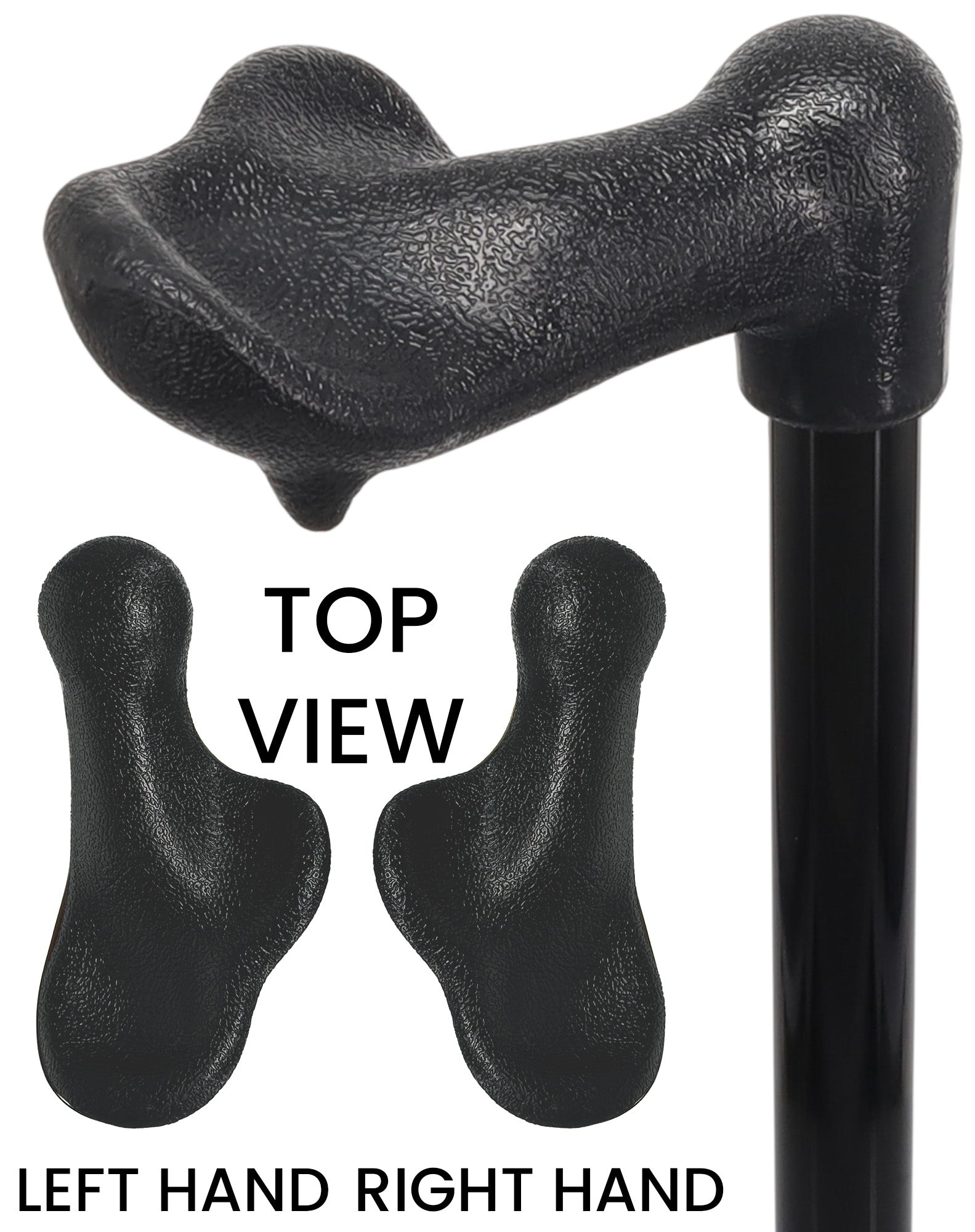 Adjustable Comfort Palm Grip Cane: Sleek Aluminum Shaft
