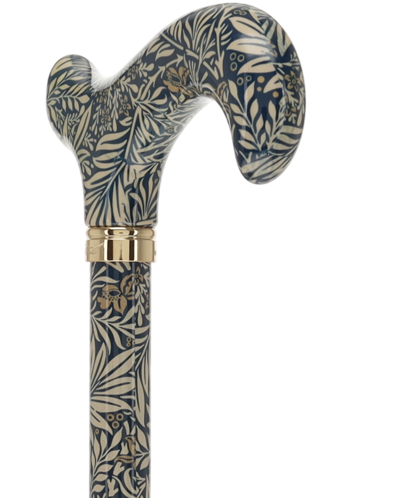 Golden Petals FashionStix: Designer Derby Cane, Adjustable