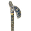 Golden Petals FashionStix: Designer Derby Cane, Adjustable