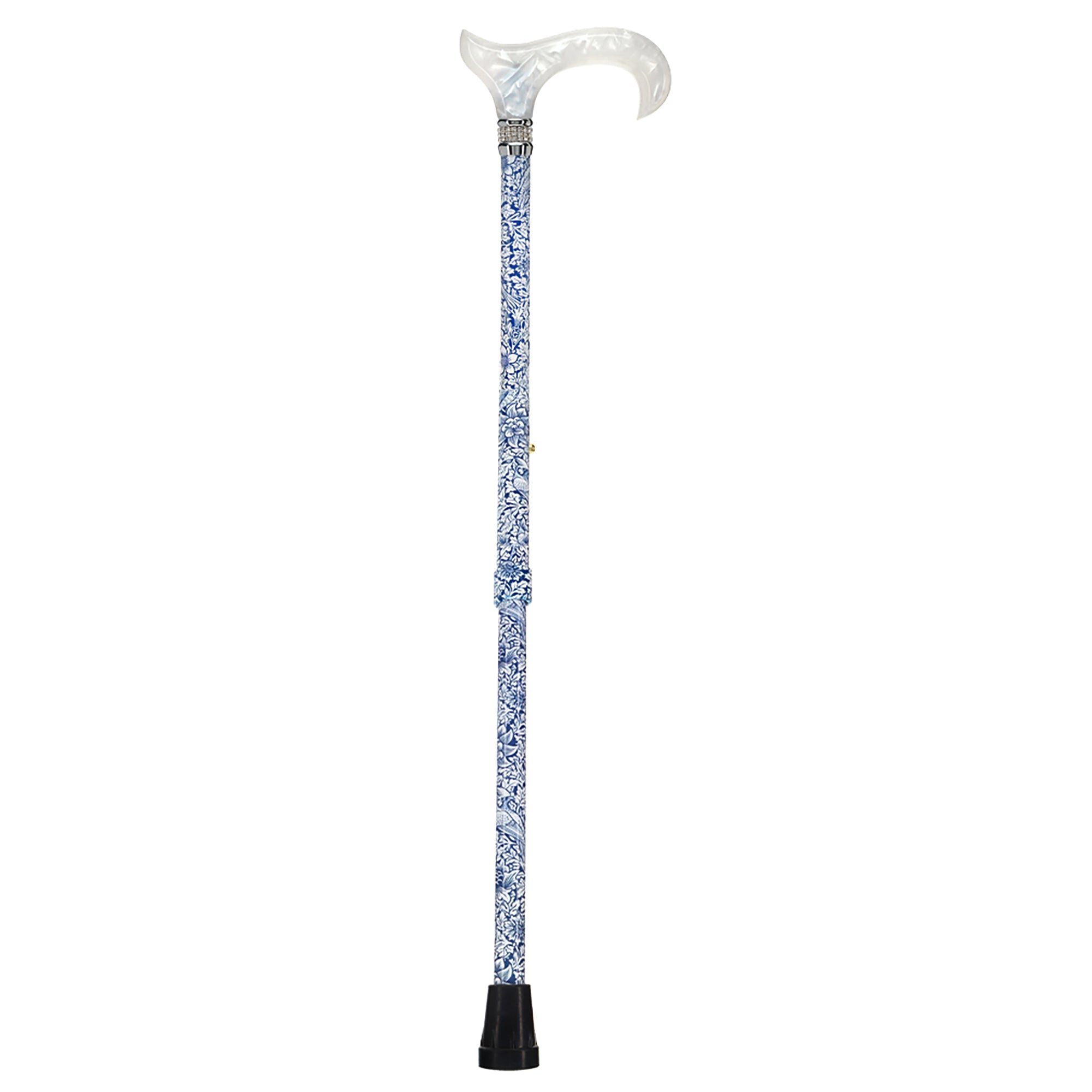 Songbird Harmony Rhinestone Pattern Orthopedic Derby Cane