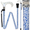 Songbird Harmony Rhinestone Pearlz: Designer Chic Folding Cane