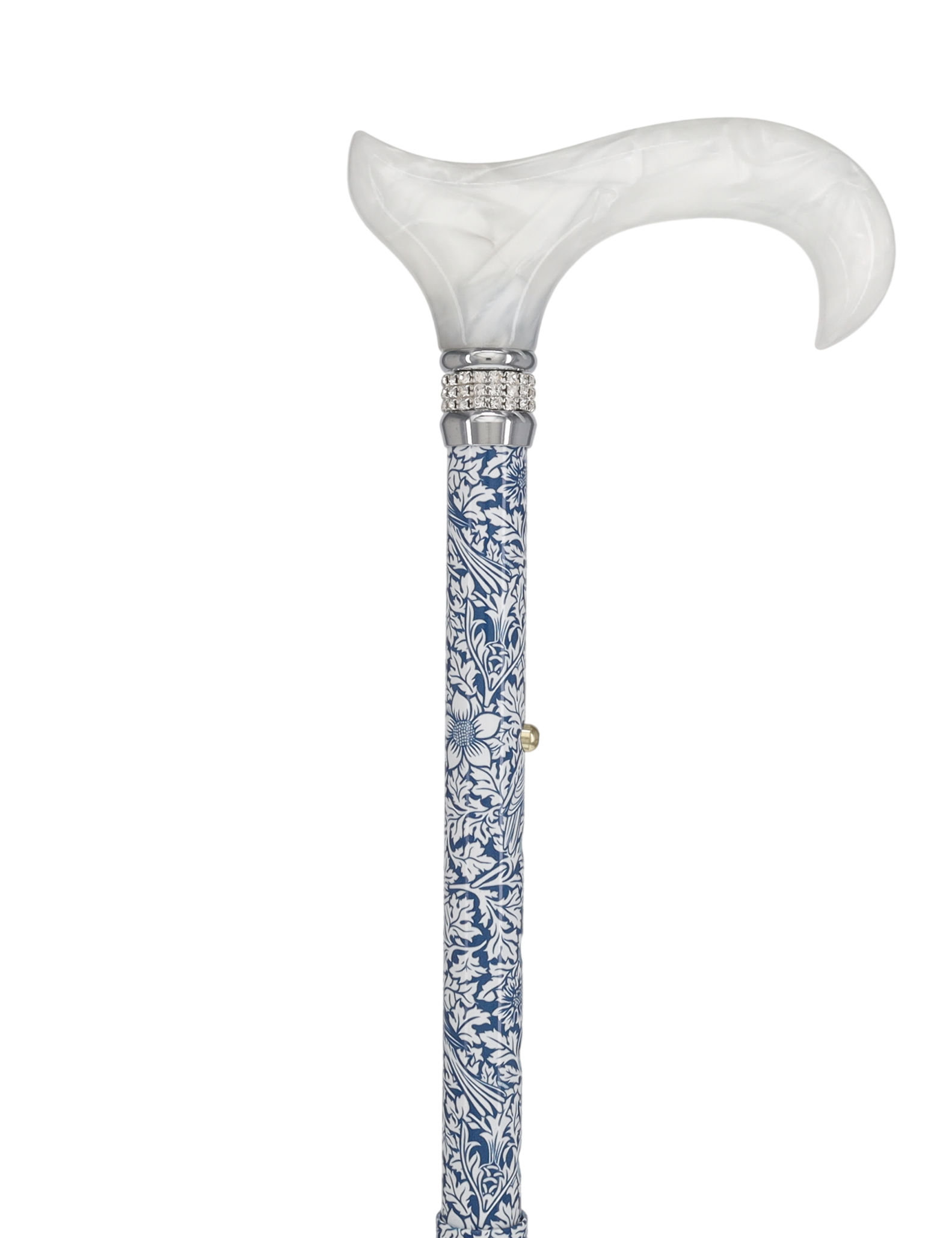 Songbird Harmony Rhinestone Pattern Orthopedic Derby Cane