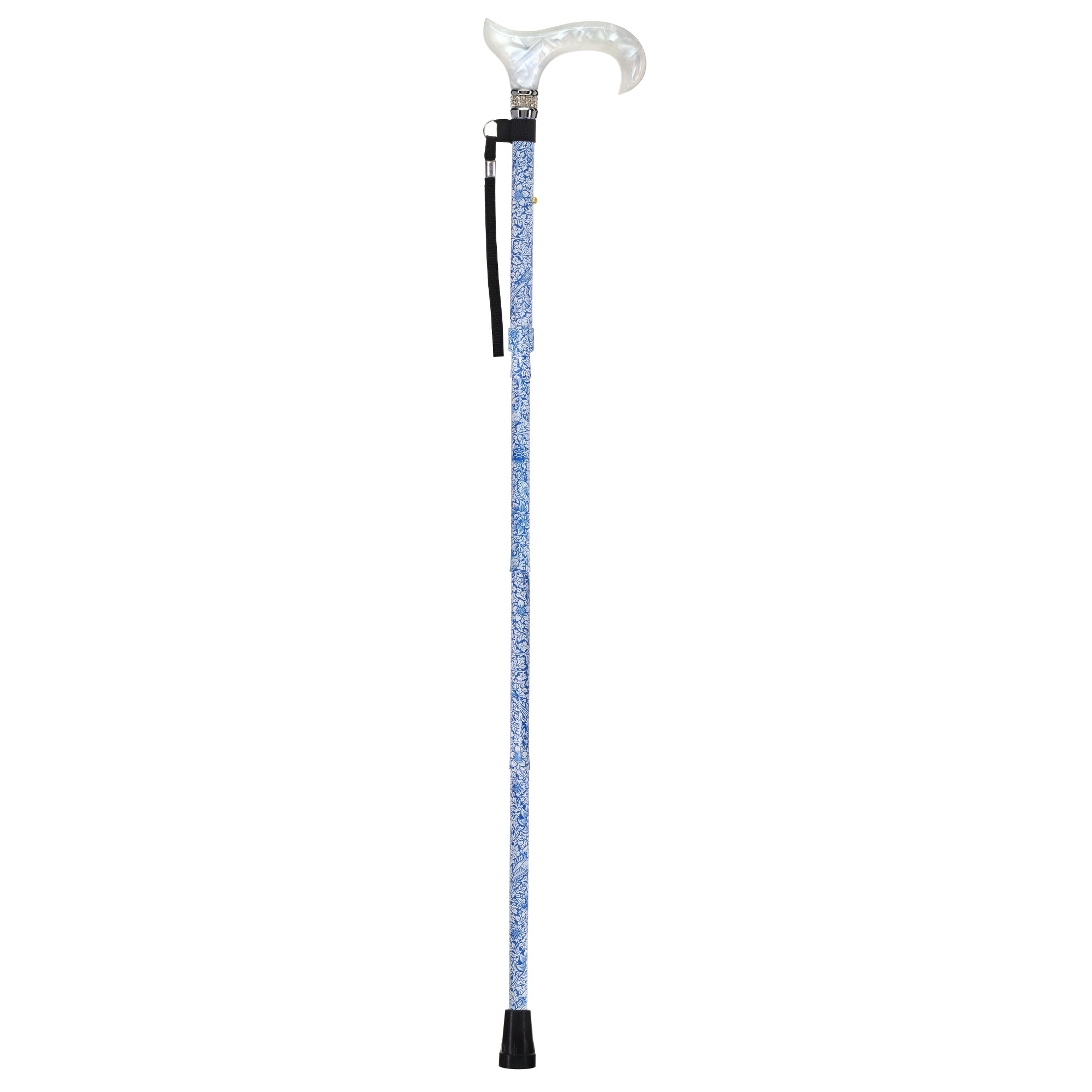 Songbird Harmony Rhinestone Pattern Orthopedic Derby Cane