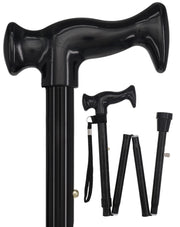 Orthopedic Comfort Handle Cane: Folding Retractable Ice Tip