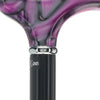 Scratch and Dent Vivid Purple Swirl Derby Cane: Pearlescent Acrylic V3459