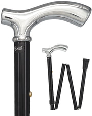 Chrome Slim Line Fritz: Petite Handle, Folding Adjustable