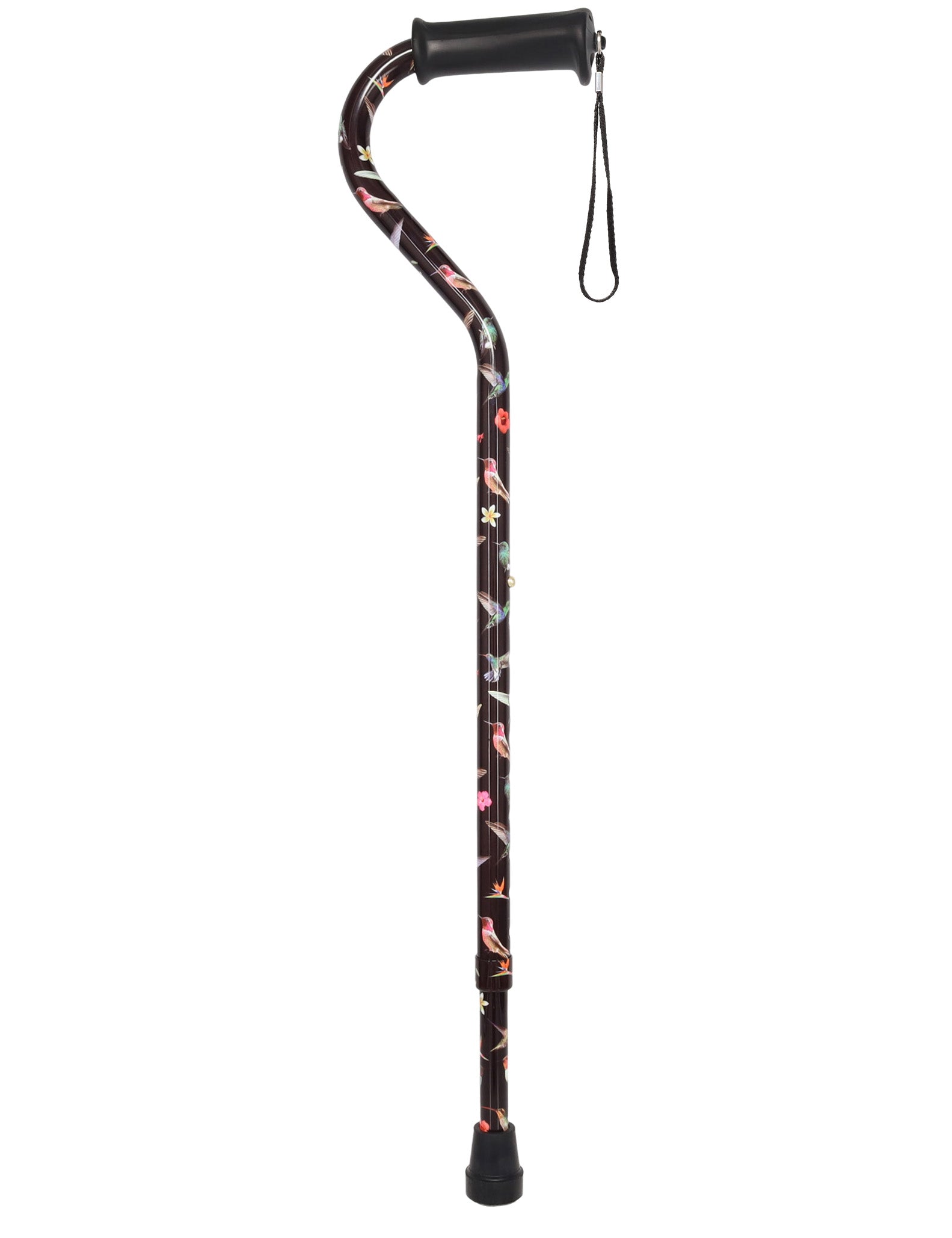 Flight of the Hummingbird Adjustable Cane: Comfort Grip Offset