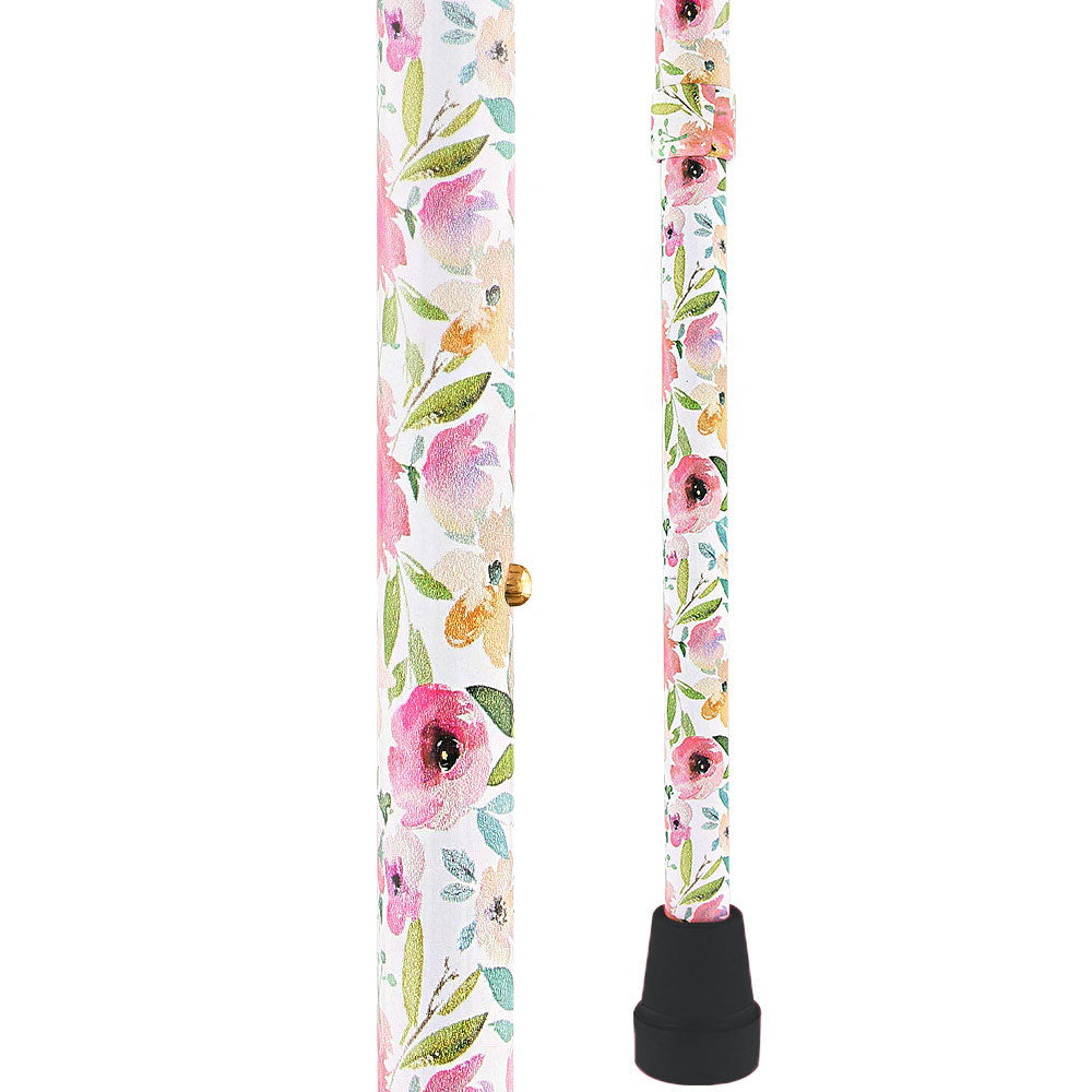 Vivienne May Designer Cane: Watercolor Flowers