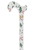 Holiday Cheer Designer Derby Adjustable Cane