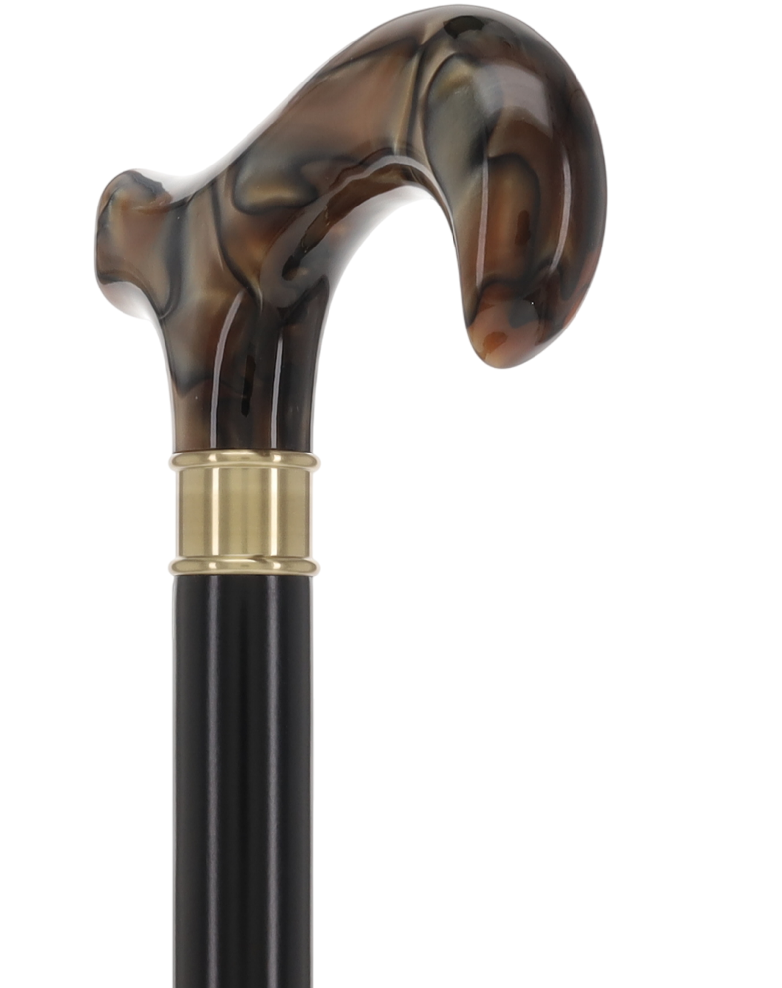 Super Strong Golden Sienna Derby: Extra Long Pearlescent Handle