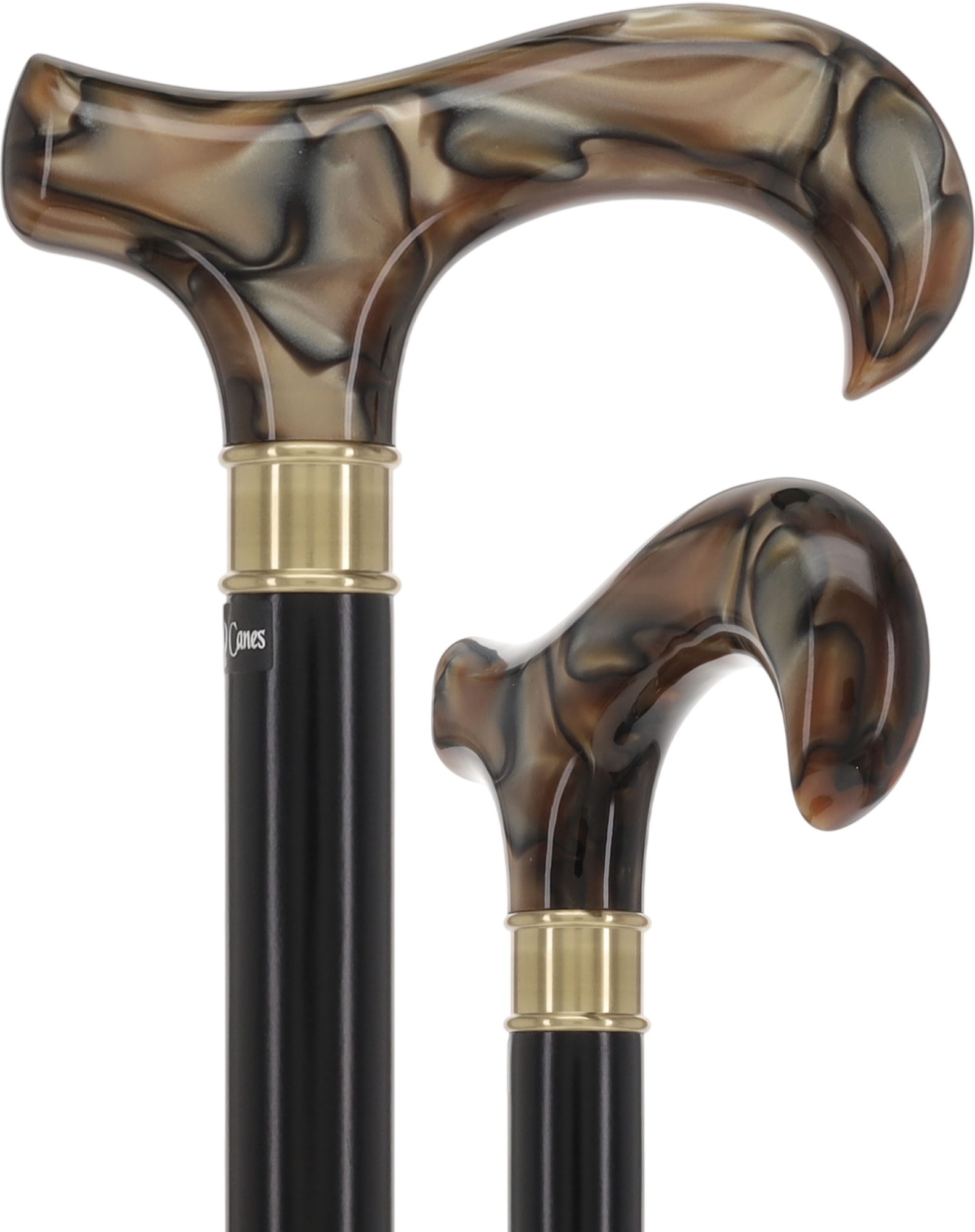 Super Strong Golden Sienna Derby: Extra Long Pearlescent Handle