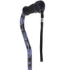 Purple Majesty Designer Cane: Comfort Grip & SafeTbase, Adjustable