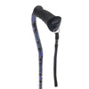 Purple Majesty: Adjustable Offset Walking Cane Comfort Grip
