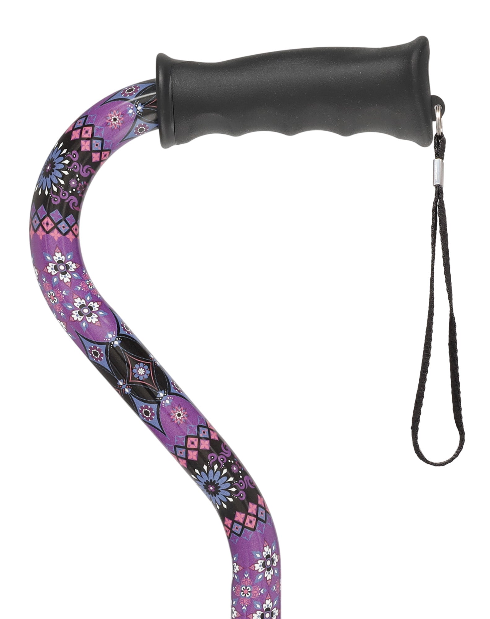 Pretty Purple Designer Cane: Adjustable, Comfort Grip