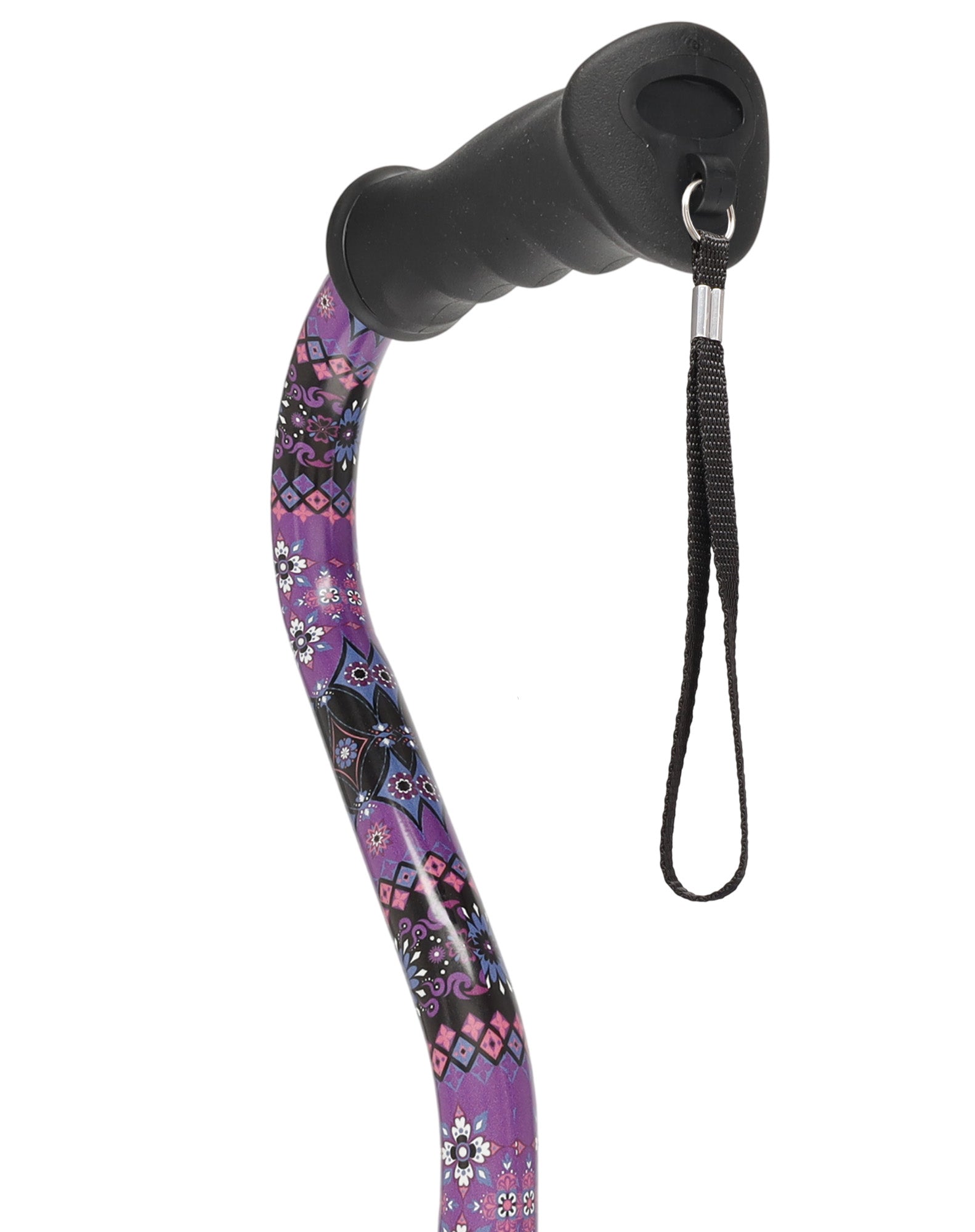 Pretty Purple Designer Cane: Adjustable, Comfort Grip