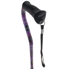 Pretty Purple Designer Cane: Adjustable, Comfort Grip