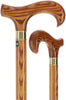 Super Strong Espresso Ash Wood Derby Cane - Elegant & Durable