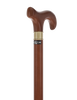 Super Strong Derby Cane: Brown Beechwood & Brass