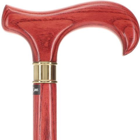 Super Strong Mahogany Derby Cane, Extra Long, Ash Shaft
