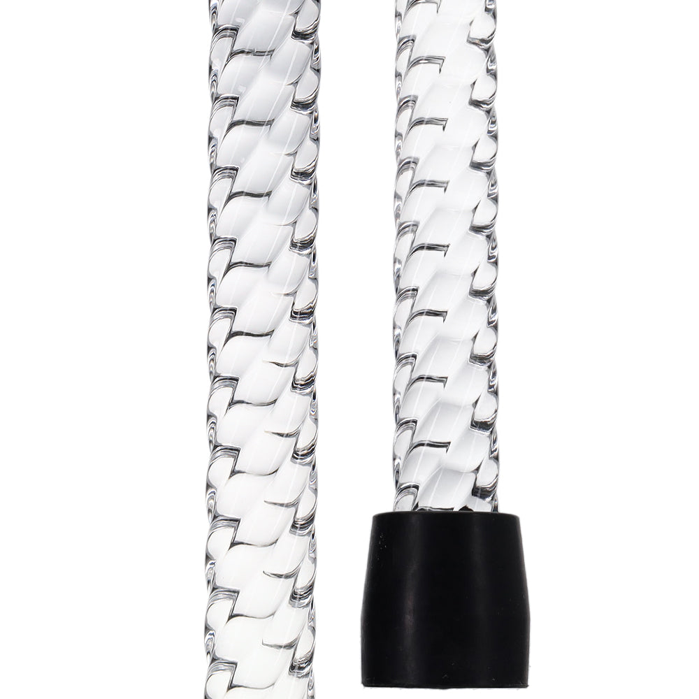 Crystal Ridges Clear Lucite Shaft J Tourist Walking Cane