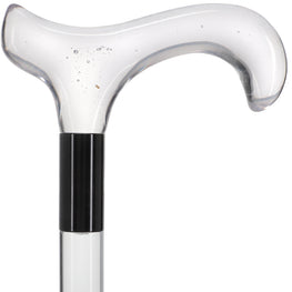 Imported Acrylic Pink Derby Handle Cane-HC-9721600
