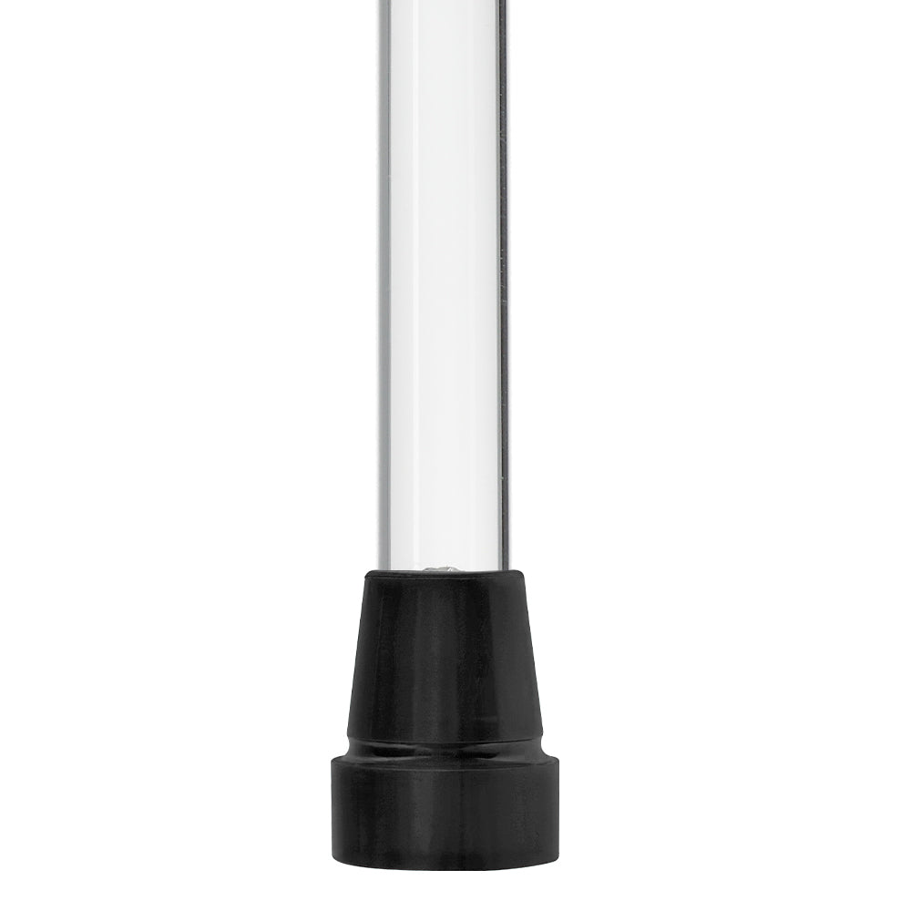 Elevate Style: Clear Lucite Cane with Customizable Collar