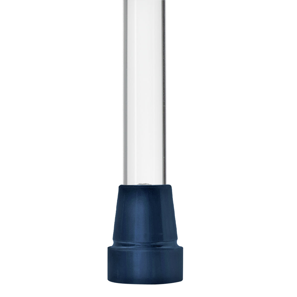Elevate Style: Clear Lucite Cane with Customizable Collar