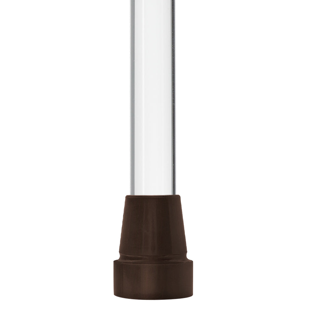 Elevate Style: Clear Lucite Cane with Customizable Collar
