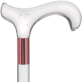 CLU-25 1 Diameter Lucite Acrylic Walking Stick/Curved ·  BetterCaneandUmbrella · Online Store Powered by Storenvy