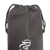 Black Cloth Cane Bag With Draw String