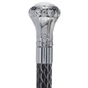 Knob Premium Chrome Brass Cane: Laser-Etched Custom Shaft