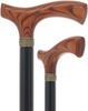 Royal Canes Classic Fritz: Wood-Stained, Pewter Collar (Standard & Slim Profiles)