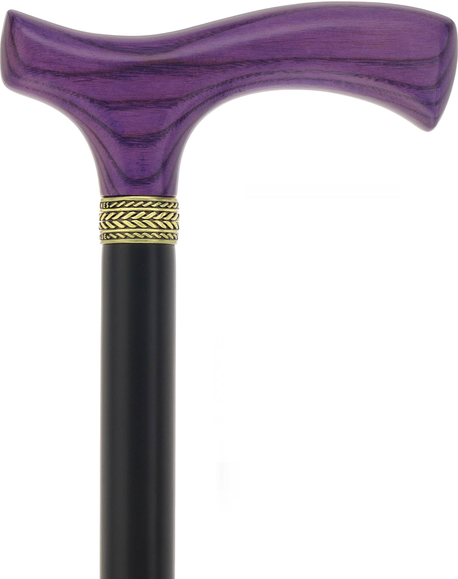Royal Canes Classic Fritz: Wood-Stained, Pewter Collar (Standard & Slim Profiles)