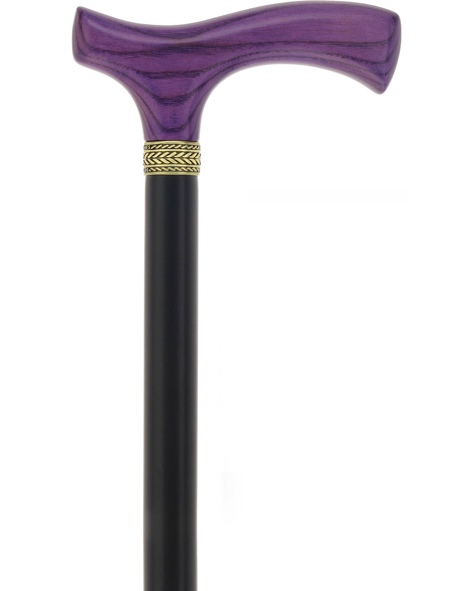 Royal Canes Classic Fritz: Wood-Stained, Pewter Collar (Standard & Slim Profiles)