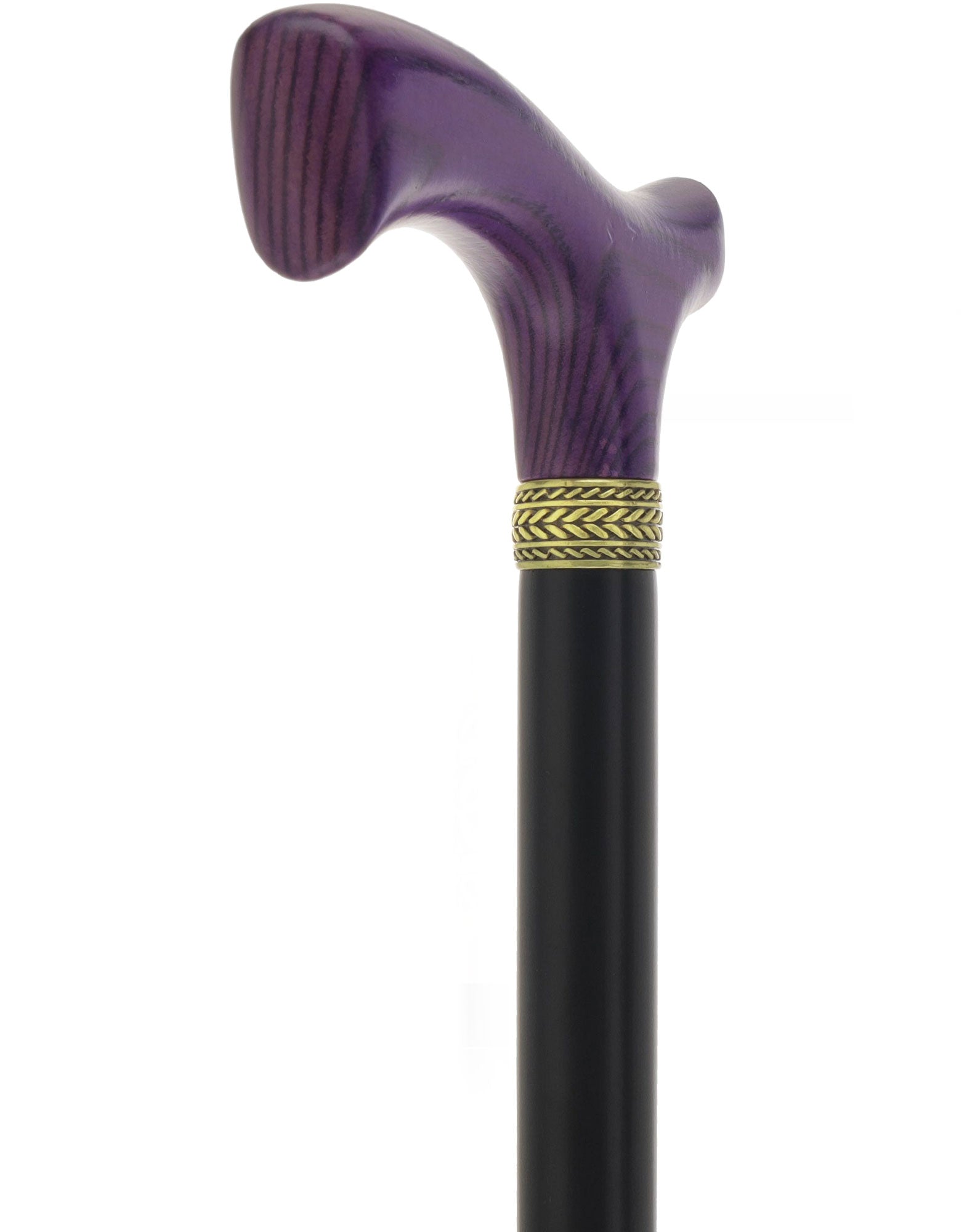 Royal Canes Classic Fritz: Wood-Stained, Pewter Collar (Standard & Slim Profiles)