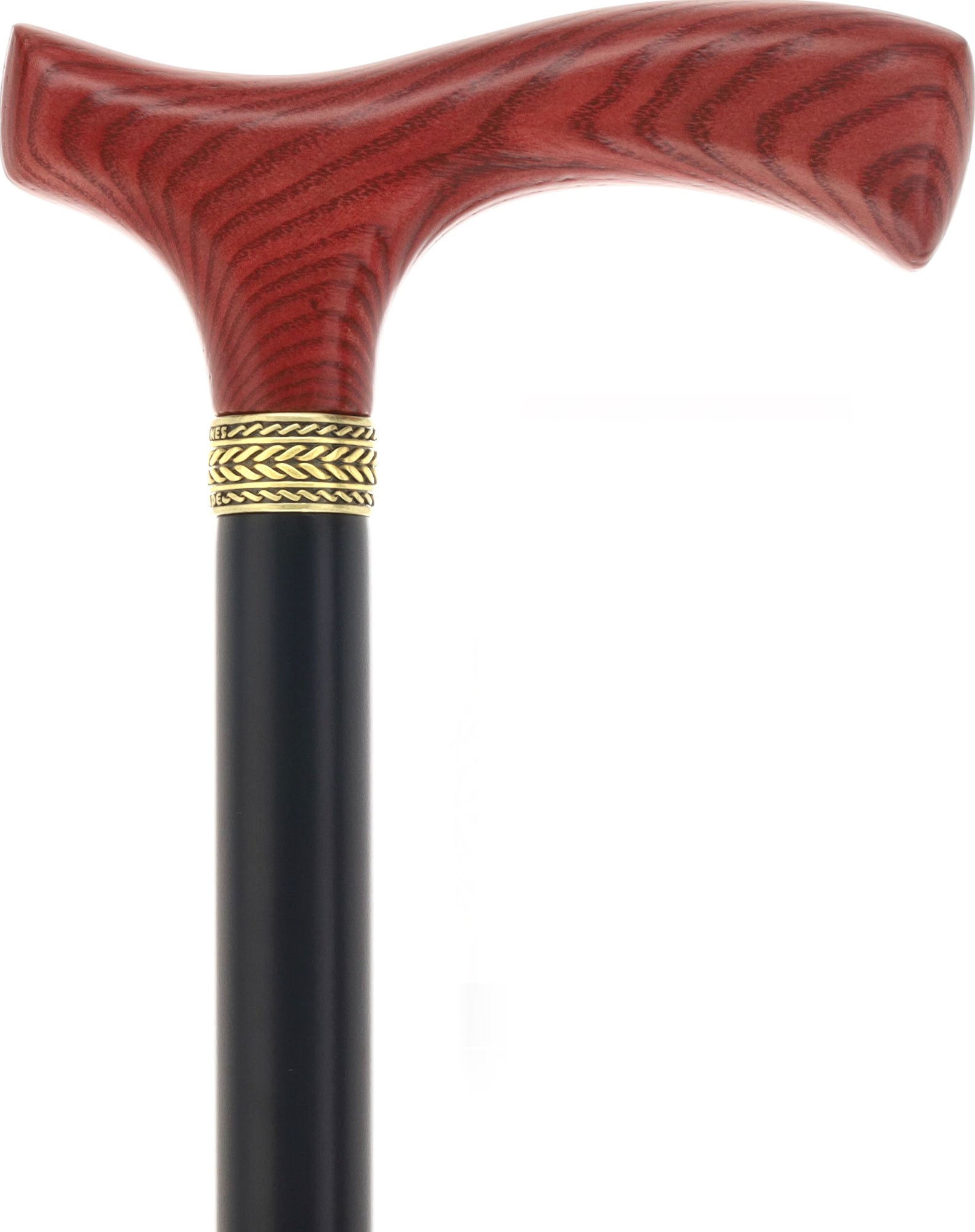 Fritz Comfort Handle Standard Size Simple Collar (Mahogany, Black)