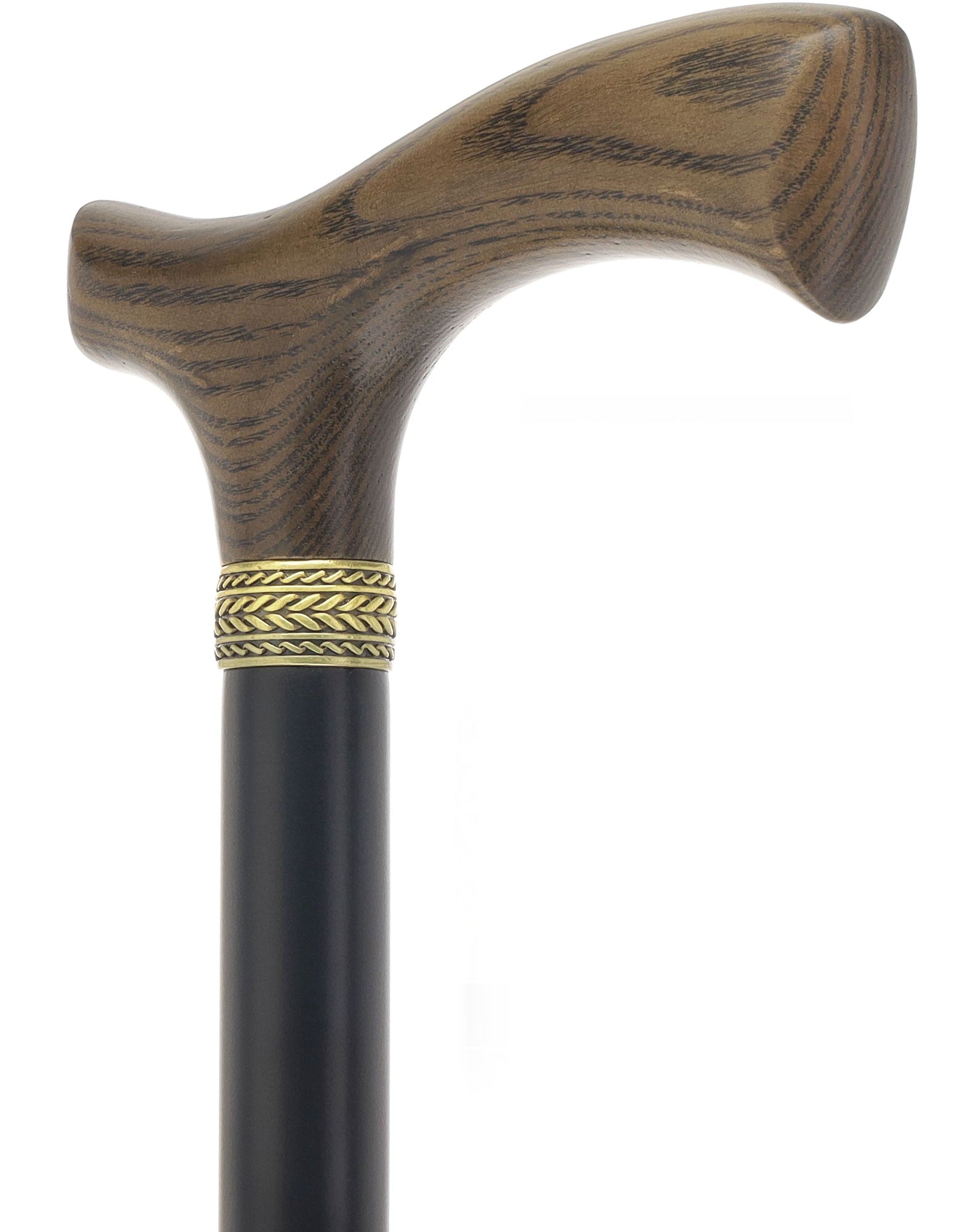 Black Ash Comfort Fritz Cane: Sleek Beechwood Shaft