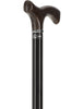 Scratch and Dent Black Ash Comfort Fritz Cane: Sleek Beechwood Shaft V3350