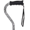 Black & White: Comfort Grip Adjustable Offset Walking Cane