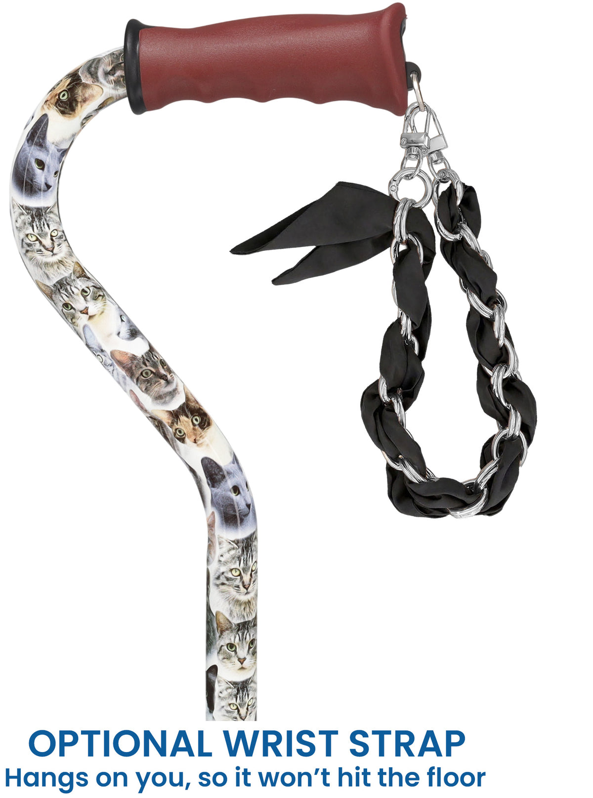 Cat Lovers: Designer Cane: Adjustable, Comfort Grip