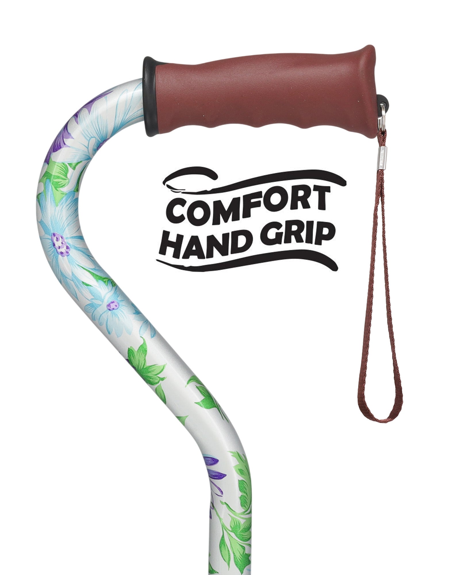 Heavenly Gardens: Supportive Quad Base Cane - Comfort Grip