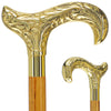 Premium Brass Derby Handle Walking Cane: Custom Shaft & Collar