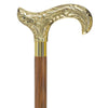 Scratch and Dent Premium Brass Derby Handle Walking Cane: Custom Shaft & Collar V2352