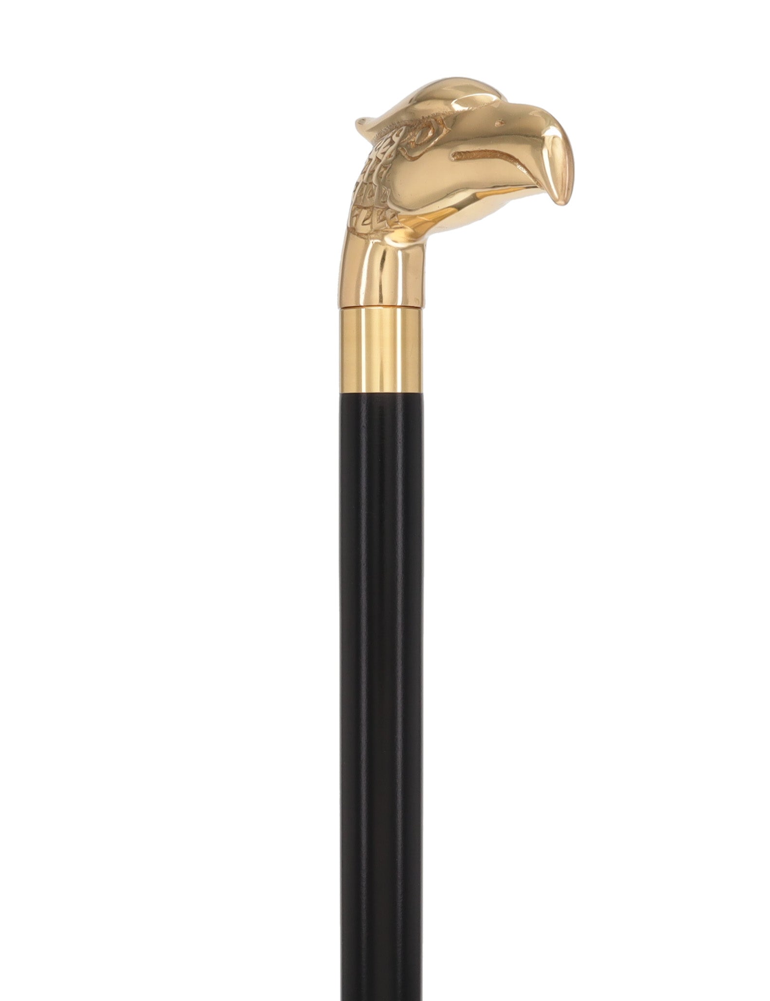 Brass Eagle Handle Walking Cane w/ Custom Shaft and Collar