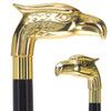 Brass Eagle Handle Walking Cane w/ Custom Shaft and Collar