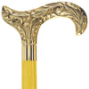 Scratch and Dent Premium Brass Derby Handle Cane: Stained Custom Color Shaft V2161