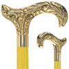 Scratch and Dent Premium Brass Derby Handle Cane: Stained Custom Color Shaft V2161