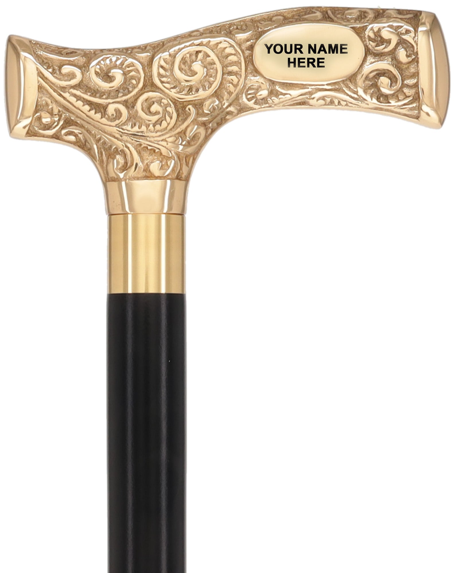 Make It Yours: Premium Brass Cane w/ Personalized Engraving