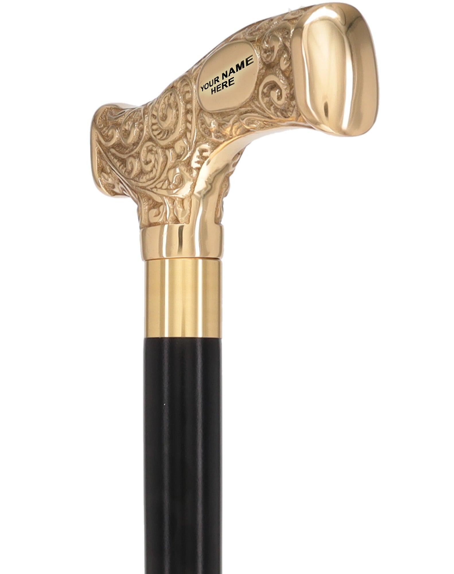 Make It Yours: Premium Brass Cane w/ Personalized Engraving