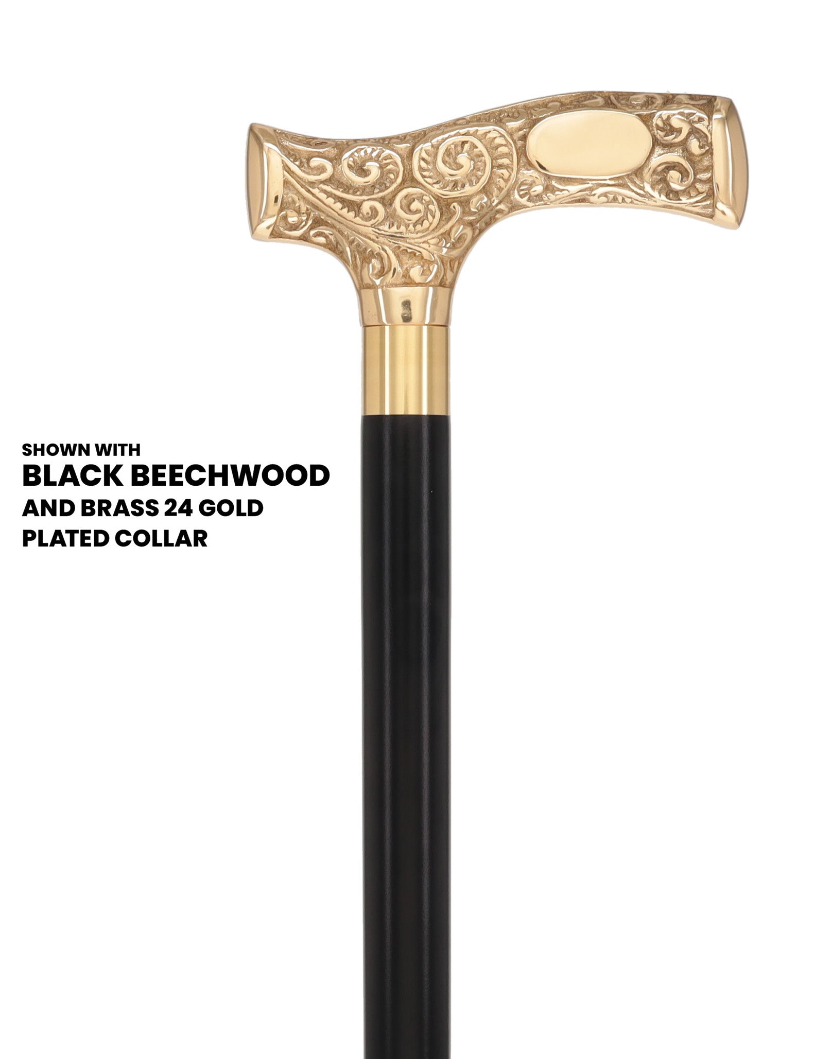 Make It Yours: Premium Brass Cane w/ Personalized Engraving
